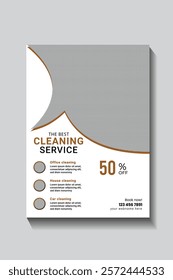 No.1 Cleaning Service and Flyer Template