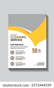 No.1 Cleaning Service and Flyer Template