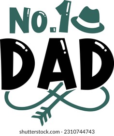 No.1 Dad - Dad Design