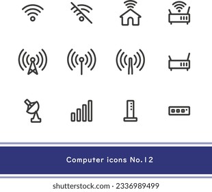 No.12 simple and easy-to-use IT icon ideal for product design, application development and programming