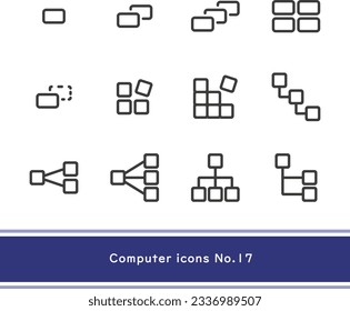 No.17 simple and easy-to-use IT icon ideal for product design, application development and programming