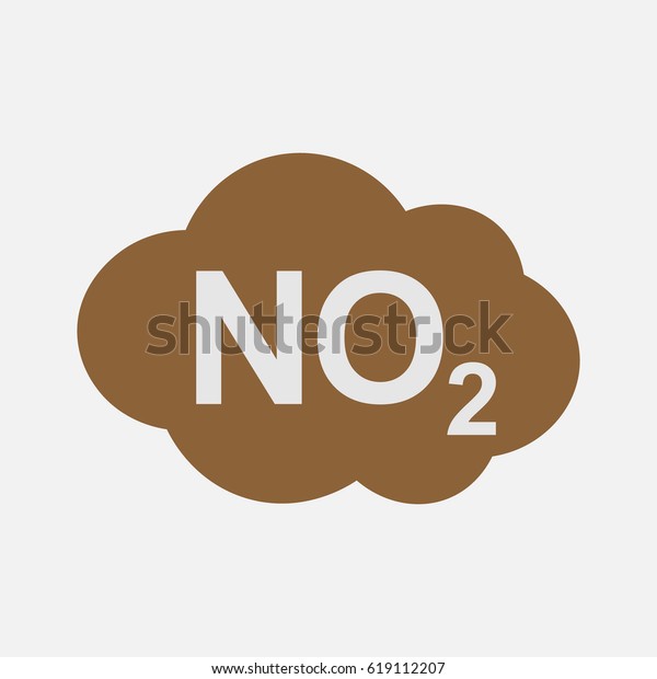 No2 Icon Nitrogen Dioxide Formula Symbol Stock Vector (Royalty ...