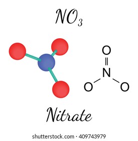 NO3 nitrate molecule