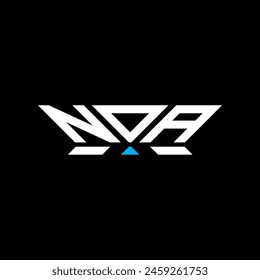 NOA letter logo vector design, NOA simple and modern logo. NOA luxurious alphabet design  