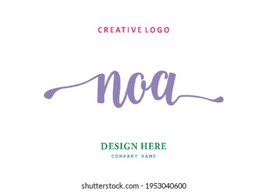Das NOA-Schriftlogo ist einfach, leicht verständlich und maßgebend