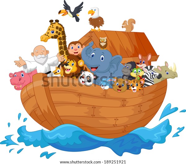 Noah ark\
cartoon