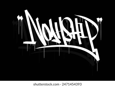 NOAH SHIP graffiti tag style design