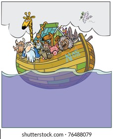 Noah's Ark Cartoon.