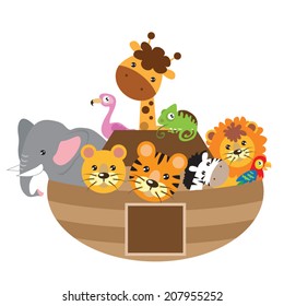 Noah's Ark vector illustration