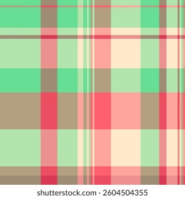 Nobility background textile plaid, linear vector seamless check. Decor pattern tartan texture fabric in red and pastel colors palette.