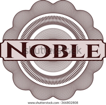 Noble abstract linear rosette