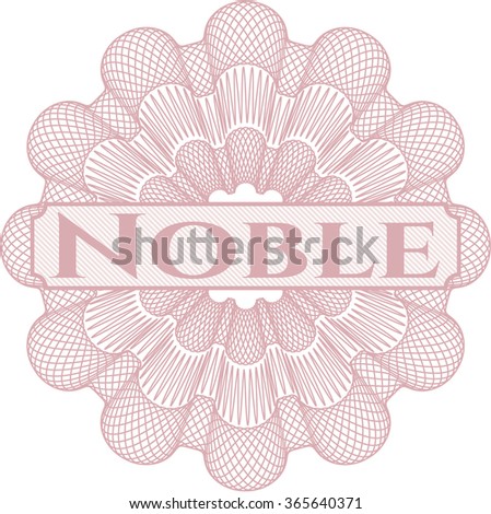 Noble abstract rosette