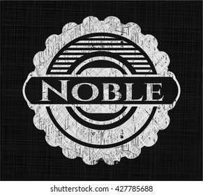 Noble chalkboard emblem