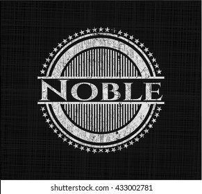 Noble chalkboard emblem