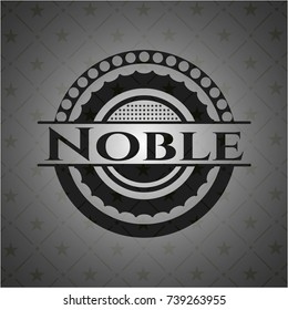 Noble dark badge