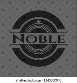 Noble dark emblem. Retro