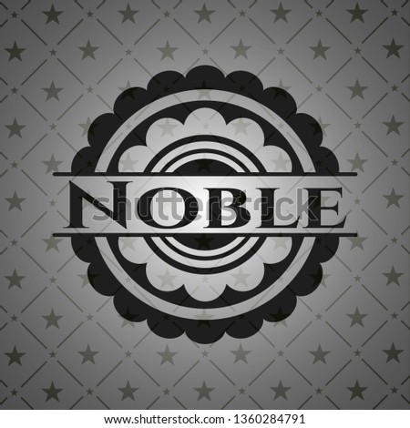 Noble dark emblem. Retro