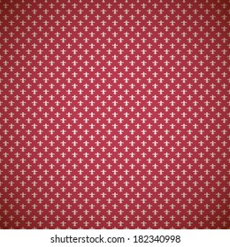 Noble elegant vector seamless pattern (tiling). Retro red and white colors. Endless texture can be used for printing onto fabric and paper or scrap booking.