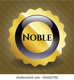 Noble gold badge