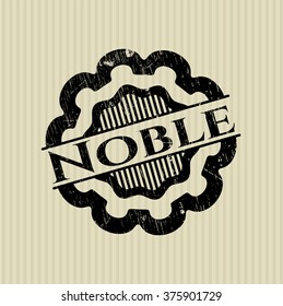 Sello de estilo grunge Noble