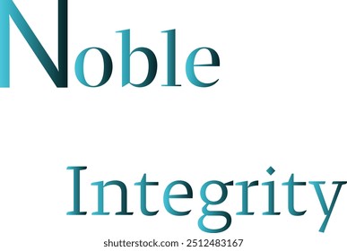 Noble Integrity T-Shirt kreatives Design mit Sonderangebot