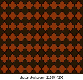 Noble Moroccan Seamless Pattern. Traditional Muslim Lantern Ornament. Iranian Mubarak Mosaic. Ramadan Kareem Elegant Design. 1001 Night Arabesque. Moroccan Seamless Pattern. Mosque Window Motif.