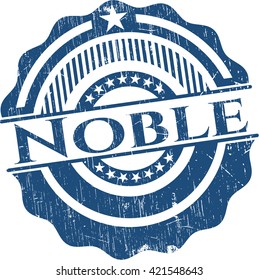 Noble con textura de sello de caucho
