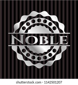Noble silver badge