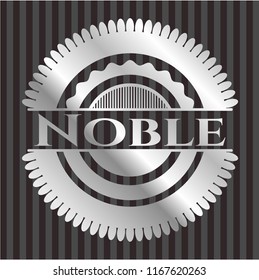 Noble silver badge