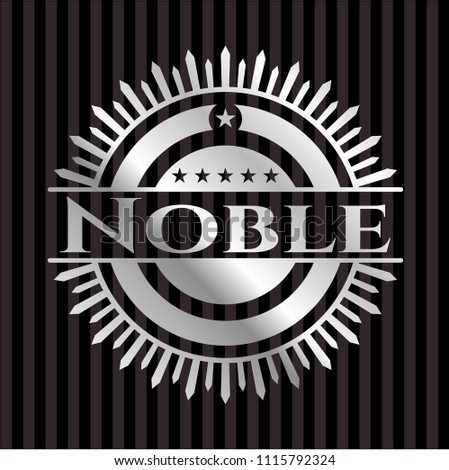 Noble silver badge