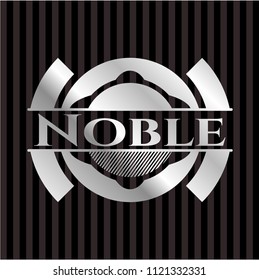 Noble silvery badge