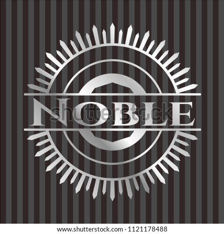 Noble silvery emblem
