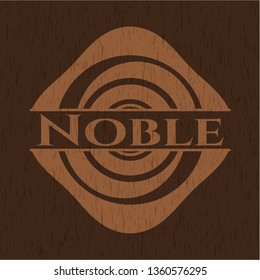 Noble wood emblem. Vintage.