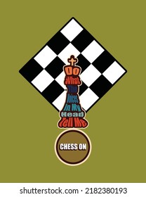 Nobody ever won a chess game by resigning. Chess t-shirt design. 