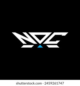 NOC letter logo vector design, NOC simple and modern logo. NOC luxurious alphabet design  