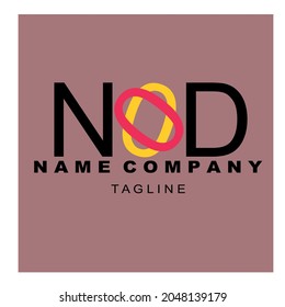 NOD Alphabet logo vector, for corporate design.