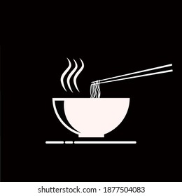 Noddles bowl vector art and graphics