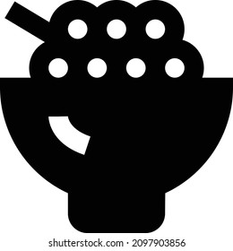 noddles vector illustration isolated on a transparent background. glyph vector icons for concept or web graphics.