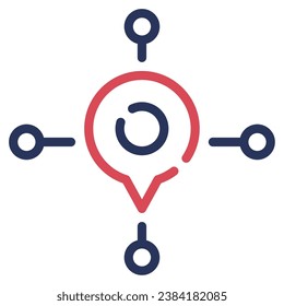 Node Icon Illustration, for UIUX, Infographic, etc