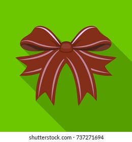 Node, ornamentals, frippery, and other web icon in flat style.Bow, ribbon, decoration,