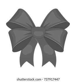 Node, ornamentals, frippery, and other web icon in monochrome style.Bow, ribbon, decoration,