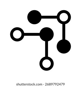 Vektorsymbol-Entwurfsgrafik für Knoten
