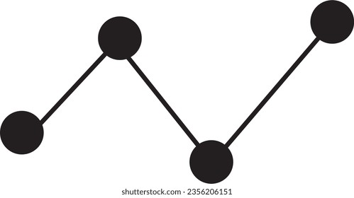 Nodes Icon for Your Project, Line Charts Line Charts Analytics Statistics Improve Analysis