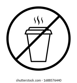 Icono sin alcohol en diseño de estilo plano. Ilustración vectorial.