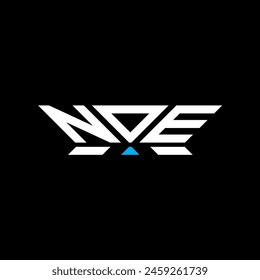 NOE letter logo vector design, NOE simple and modern logo. NOE luxurious alphabet design  
