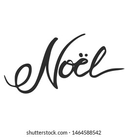 noel christmas - slogan quote handwriting text vector