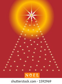 noel christmas tree message