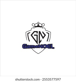 Noel Game logo with the initials GN icon in blue and black