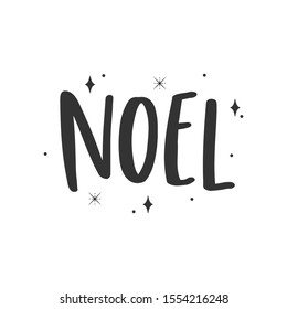 Noel Holiday Vector Text Illustration Background