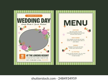 Noelty Wedding Invitation Template, Wedding Invites, save the date, Birthday Invites.